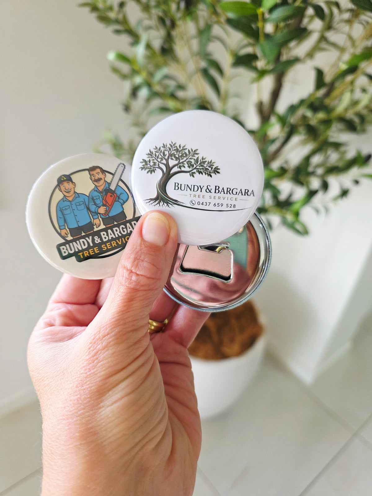 Premium Round Magnetic Bottle Opener