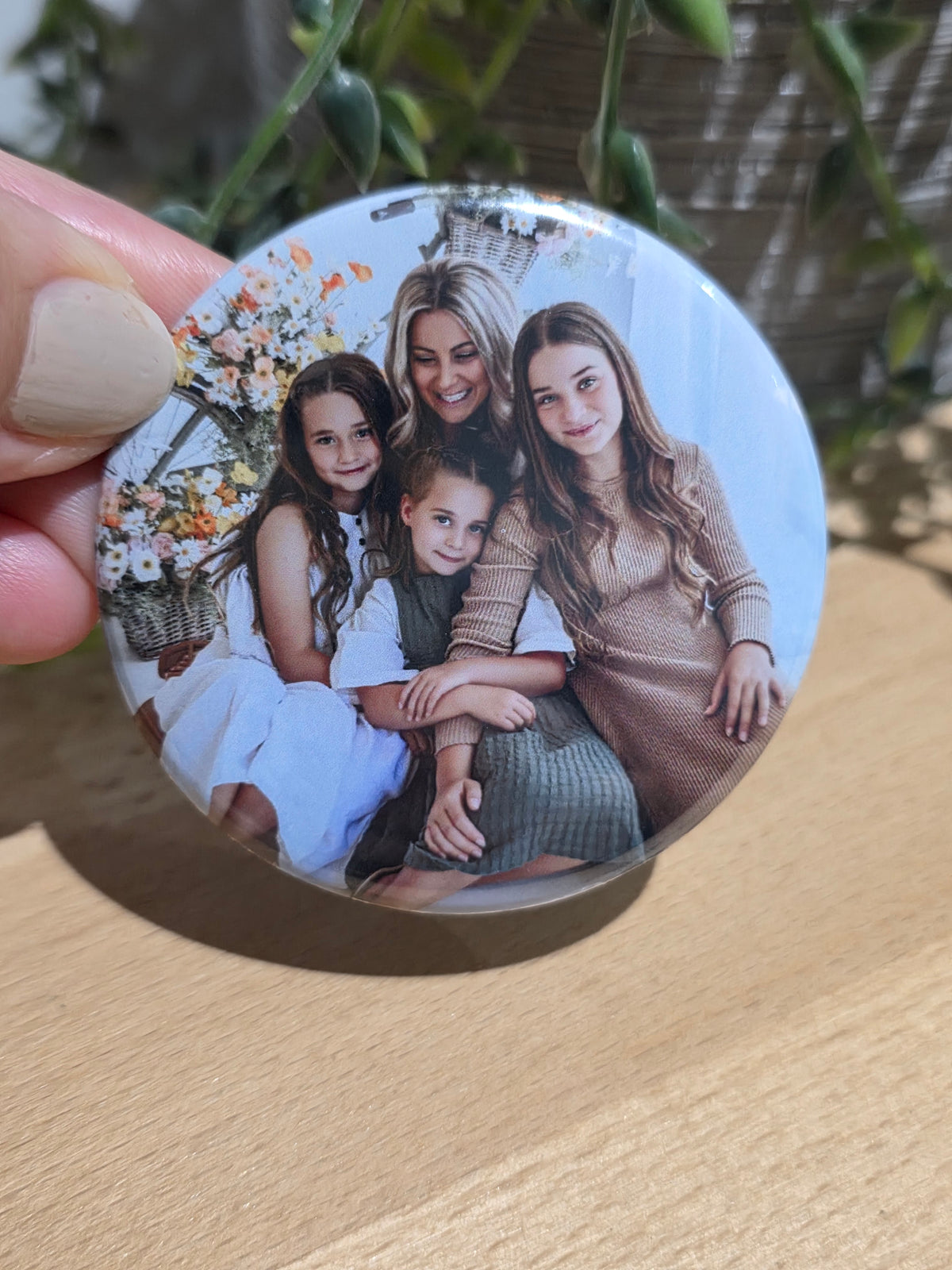 Premium Round Photo Magnet