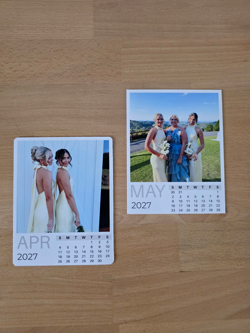 2027 Magnetic Calendar Set - 12 Months
