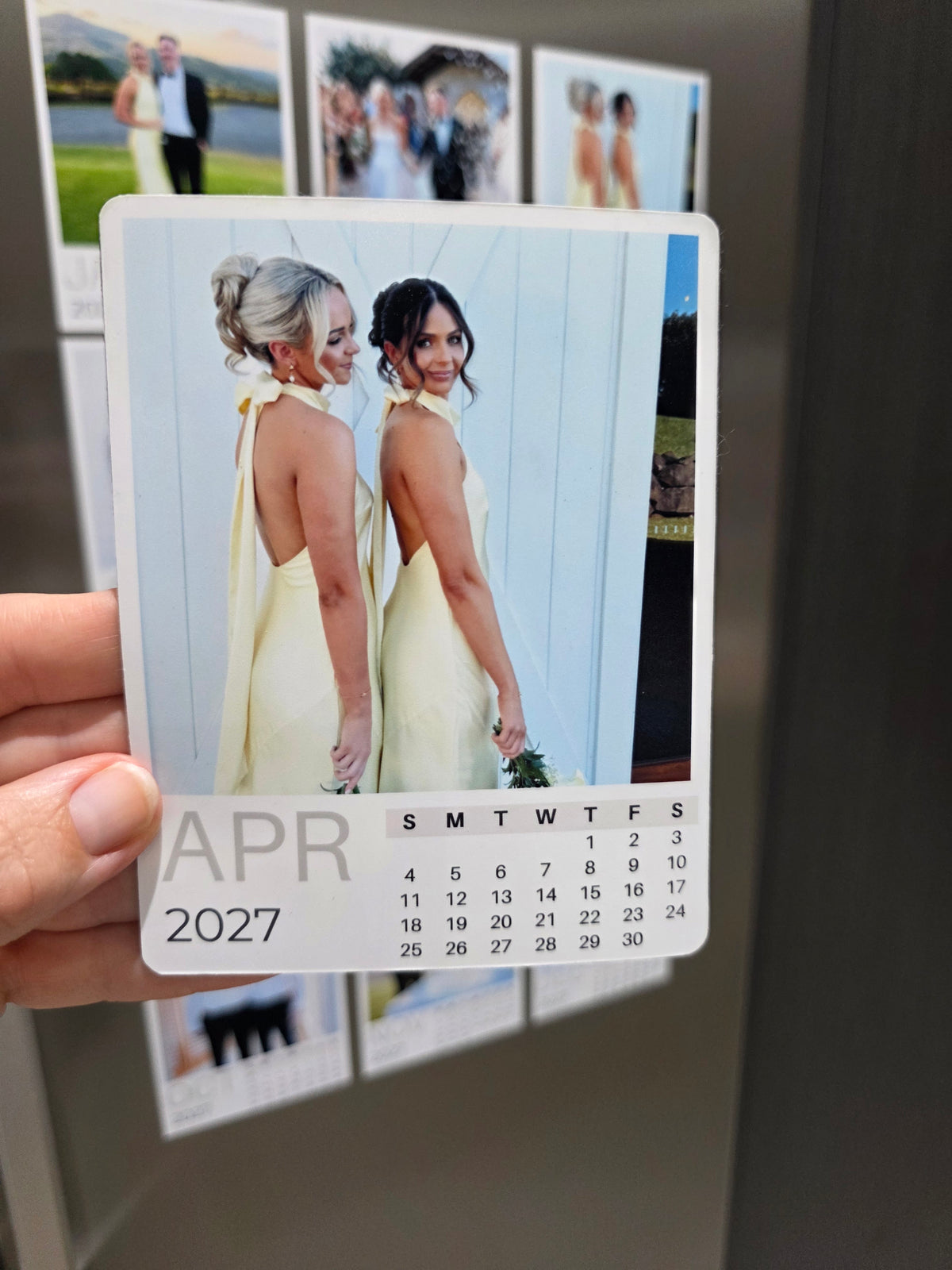 2027 Magnetic Calendar Set - 12 Months