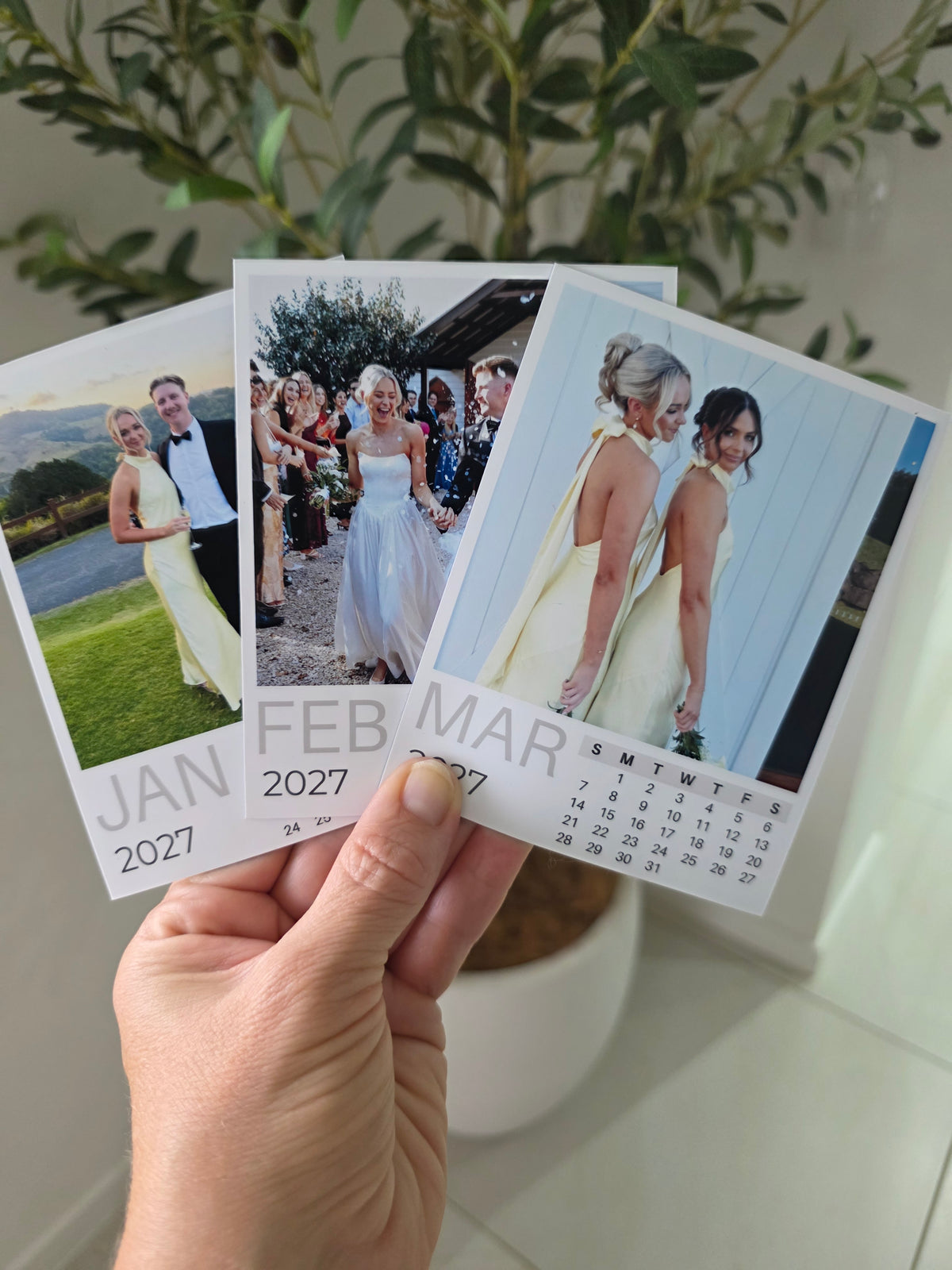 2027 Magnetic Calendar Set - 12 Months