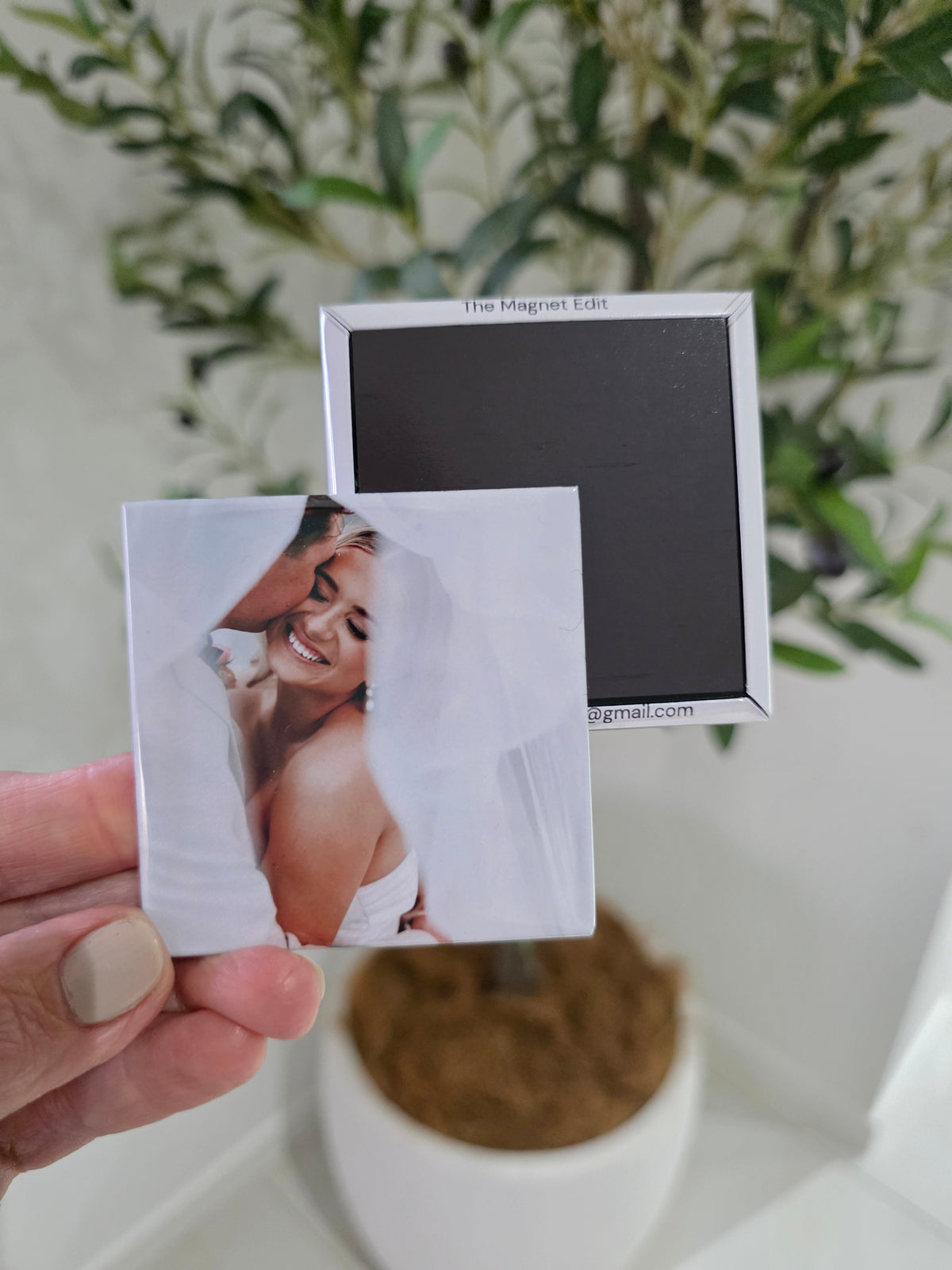 Premium Square Photo Magnet